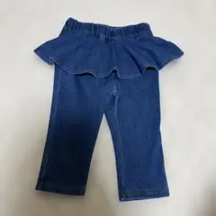デニム フリルウエストパンツ 95㎝