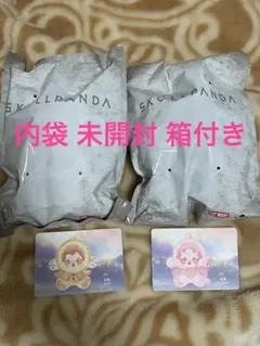 ポップマート スカルパンダ印象派 Amber windflower