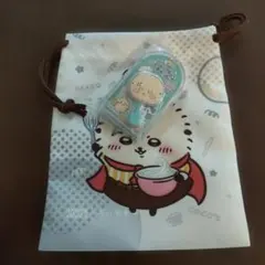 K*1様 ちいかわ ラッコ ココス巾着＆ミニチュアロリポップチョコチャームセット