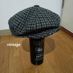 ヴィンテージ ドネガル　ツイード　キャスケット