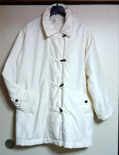 【お値下げ】（美品）A Flash アイボリー中綿コート春用