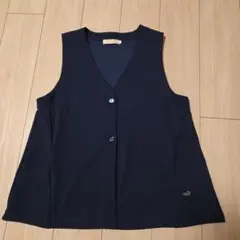 CROCODILE ネイビー Vネック ベストのサムネイル
