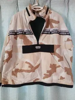 adidas 迷彩柄 ナイロンジャケット Lサイズ