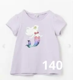 【新品タグ付き】接触冷感 スパンコール Tシャツ 140のサムネイル