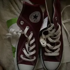 コンバース 赤 ハイカット 22.5cm 未使用 タグ付き 箱なし 即発送