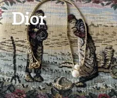 パール　ダイヤ　dior ヴィンテージネックレス