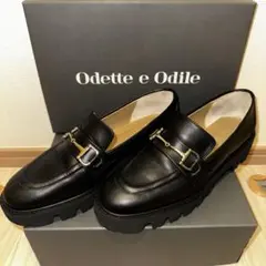 OdetteeOdile オデットエオディール ラグソールローファー 23.5