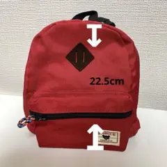 DOUBLE_B リュック赤 キッズ ベビー お出かけ 遠足 保育園 幼稚園のサムネイル
