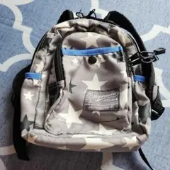 Ampersand ベビーリュック星柄グレーssサイズ