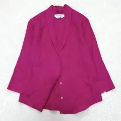 マックスマーラ 白タグ リネン ブラウス シャツ ジャケット 高級 羽織 リボン