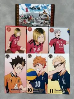 ハイキュー ゴミ捨て場の決戦展 ゴ決展 烏野高校 音駒高校 チケット風カード