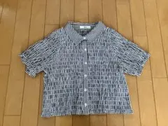 WEGO（ウィゴー）ギンカムチェック　シャーリングシャツ　F　ブラックチェック