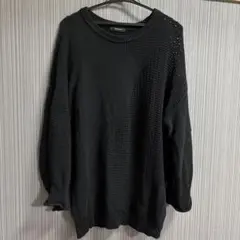 JEANSIS 透かし編みニット 薄手ニット