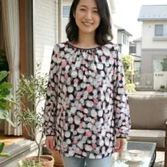 【新品タグ付】JUDY Mサイズ ブラウス プルオーバー チュニック 着痩せ効果のサムネイル