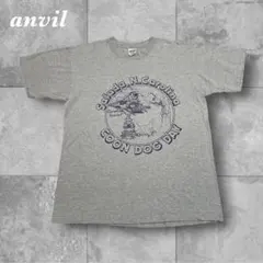 アンビル Tシャツ L グレー イベント アメカジ キャラクター 古着 半袖のサムネイル