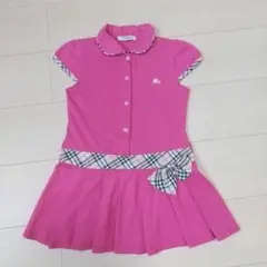BURBERRY 半袖ワンピース ピンク 19 110㎝ 120㎝
