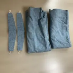 ニトリ ドレープカーテン ブルーのサムネイル