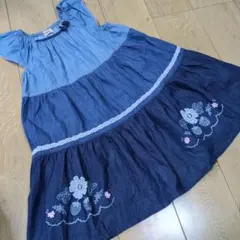スーリー / 極美品　サイズ130 / デニムジャンパースカート