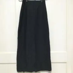 ジーナシス JEANASIS スリットラップスカート ポケット ファスナーあり