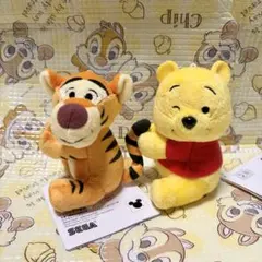 2種セット くまのプーさんくっつきマスコット ティガー プー
