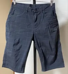 MEN’S BIGI ショートパンツ　Lサイズ ネイビー　チェック柄