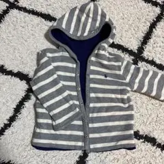 Ralph Lauren リバーシブル　ストライプフード付きトレーナー