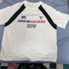 WEGO プリントTシャツ ホワイト ブラック