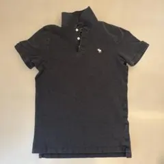 Abercrombie & Fitch ダークグレー ポロシャツ M