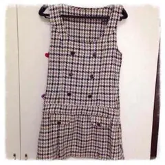 千鳥柄☆ミニワンピース