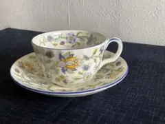 MINTON 花柄カップ&ソーサーとケーキ皿セット - メルカリ