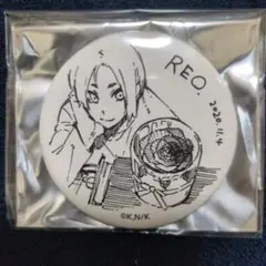 ブルーロック　プリンセスカフェ　御影　玲王　原作イラスト　缶バッジ　未使用 ブルーロック 凪誠士郎 御影玲王 プリンセスカフェ 缶バッジ