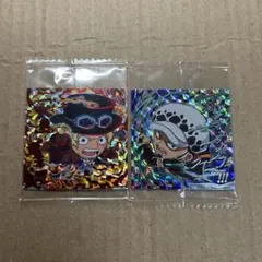 ワンピース 大海賊シールウエハース　5弾 LOG.5 サボ、ロー