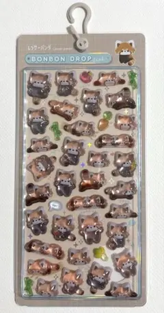 ★国内正規品★ボンボンドロップシール　レッサーパンダ