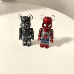 スパイダーマン&ブラックパンサー ベアブリック 2体セット