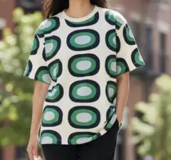 UNIQLO✕marimekko グラフィックTシャツ グリーン【S】のサムネイル