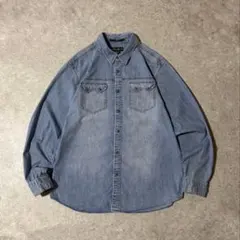 00s エディーバウアー デニムシャツ ウエスタンシャツ Lサイズ Lサイズのサムネイル