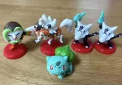 【5体セット】チョコエッグ ポケモン フィギュア フシギダネ ルガルガン 他