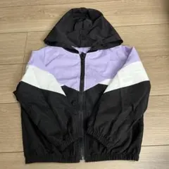 美品　SHEIN フード付きジャケット 6Y 黒・紫・白　120