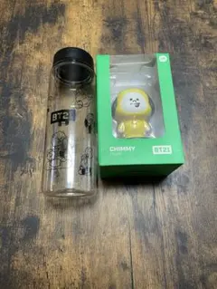 BT21 CHIMMY フィギュアと水筒