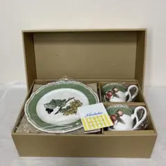 Noritake カップ＆ソーサーセット グリーン