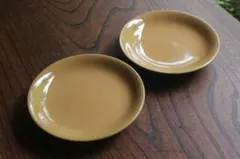 デッドストック！風情ある白青塗分け漆の美しいお皿2点（検輪島塗菓子皿銘々皿のサムネイル