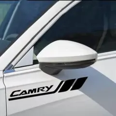 カムリ AXVH70 70系 ステッカー サイド デカール 反射 ブラック 左右