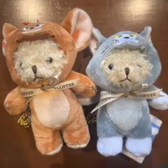 タリーズコーヒー ベアフル トムとジェリー 2体セット　マスコット