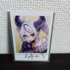 ラプラス・ダークネス 箔押し複製サイン入り 描き下ろし チェキ風ブロマイドカード