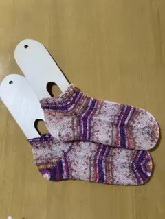 手編み靴下