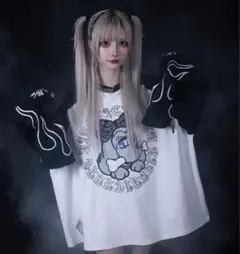 GALFY KRYコラボ「大萌袖ブリーチぼろぼろT」 ブラックパープル - メルカリ