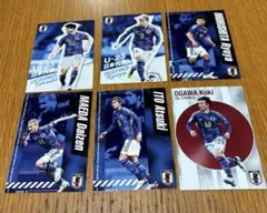 カルビー2024 サッカー 日本代表 チップス 6点