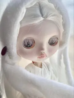 □くま耳着ぐるみドール□ モールアート アートドール 創作人形