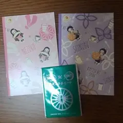 未使用 、鬼滅の刃 ノートセット 禰豆子・忍