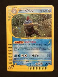 ポケモンカード　オーダイル　ｅカード　十字キラ 2025年最新】オーダイル カードeの人気アイテム - メルカリ